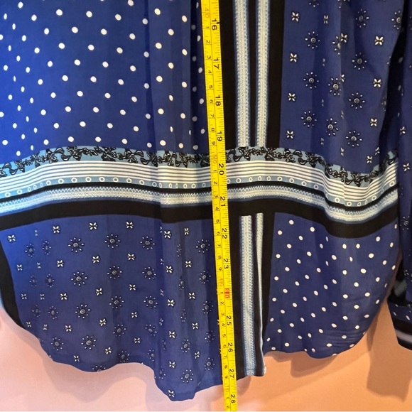 Blue office Blouse by ONLY new with tags, Blue Dress Shirt from UK, Blouse Blue - Picture 6 of 7